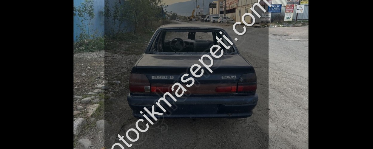 Renault 19 1.6 5 vites komple motor ve şanzuman Tüm aksam satılık