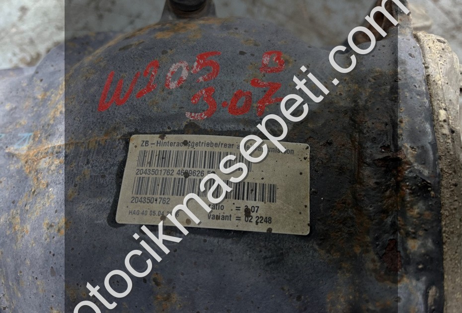 MERCEDES W205 C KASA ARKA DEFRANSİYEL 3.07 ORAN