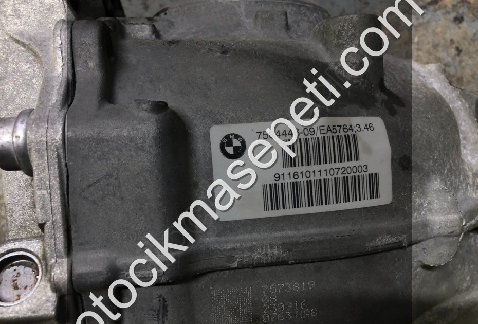 BMW F10 5 KASA ARKA DEFRANSİYEL 3.46  ORAN SÖKME ORJINAL