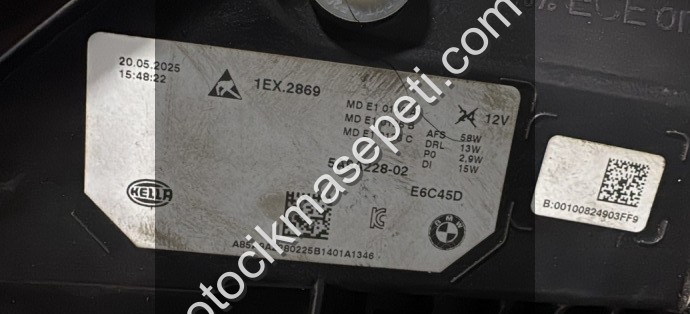 BMW X1 U11 LED SAĞ-SOL FAR 5A9A227-01/228-02