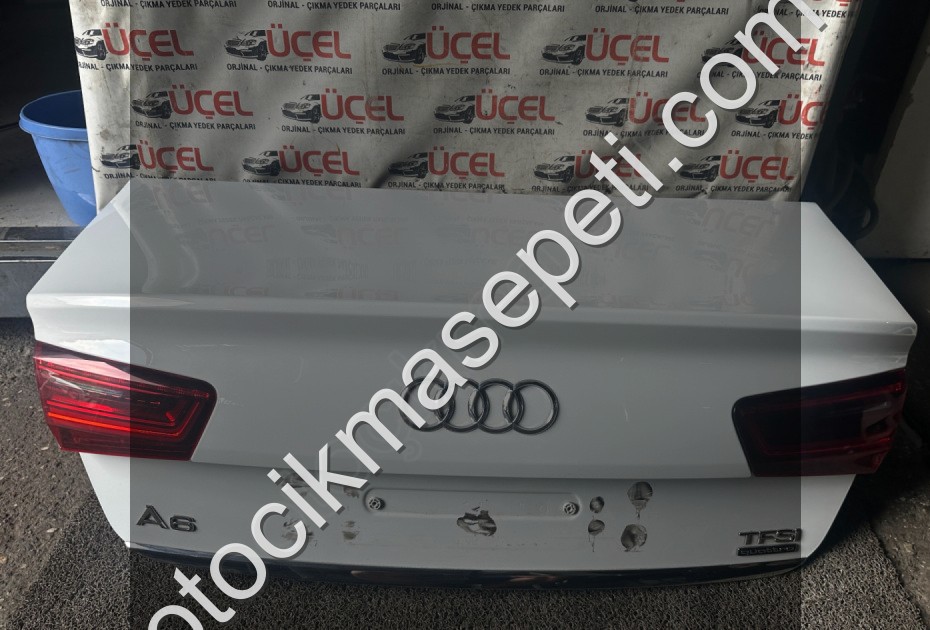AUDİ A6 2018 BUZUL BEYAZ BAGAJ KAPAĞI ÜÇEL OTO ÇIKMA BURSA