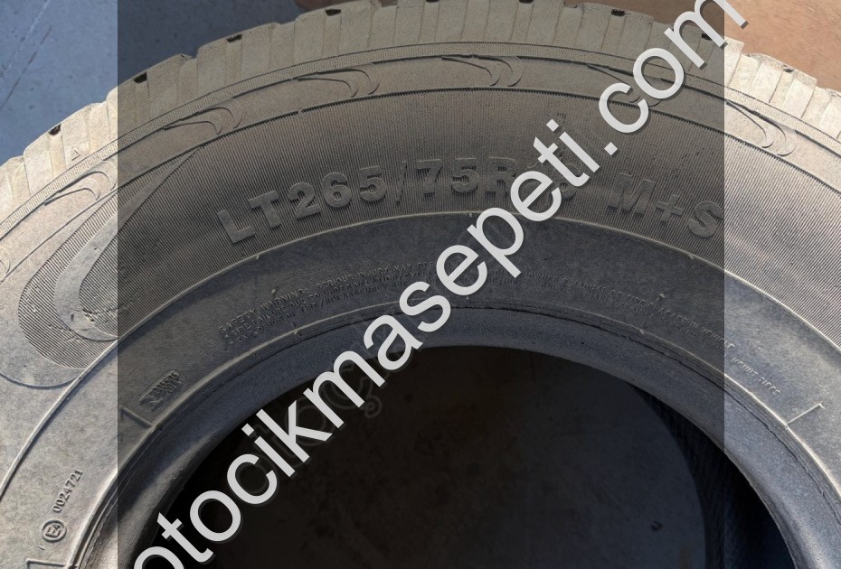 Arazi araçları pikaplar ve suv grubu için 265 x75 x16 lastik