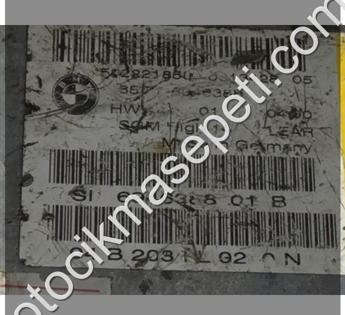 BMW E60 E61 Airbag Beyni 532221853 6946388