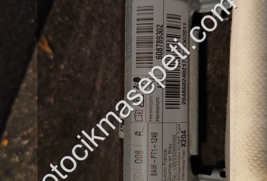 MERCEDES GLK X204 SAĞ SOL TAVAN AİRBAG 608789302