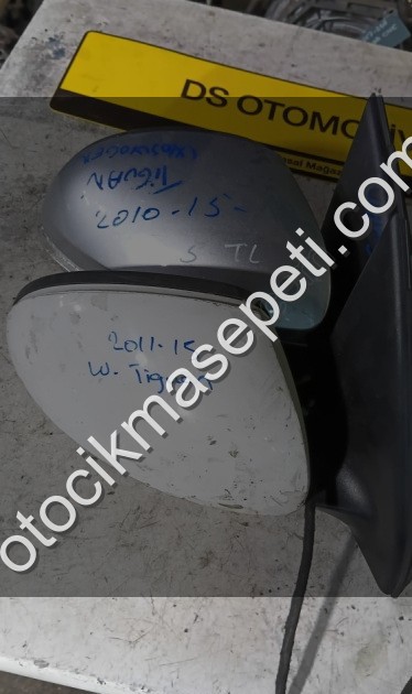 2011-2015 VOLKSWAGEN TİGUAN SAĞ SOL AYNA CAMSIZ ADET FİYATI