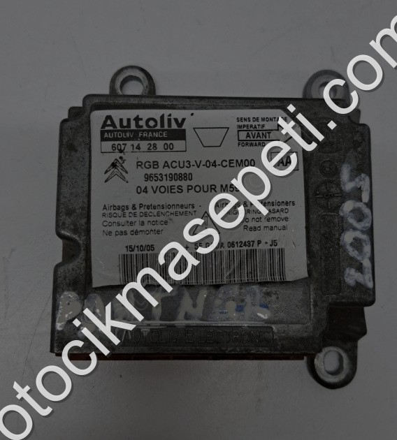 peugeot partner 2005 çıkma orjinal airbag beyni (son fiyat)