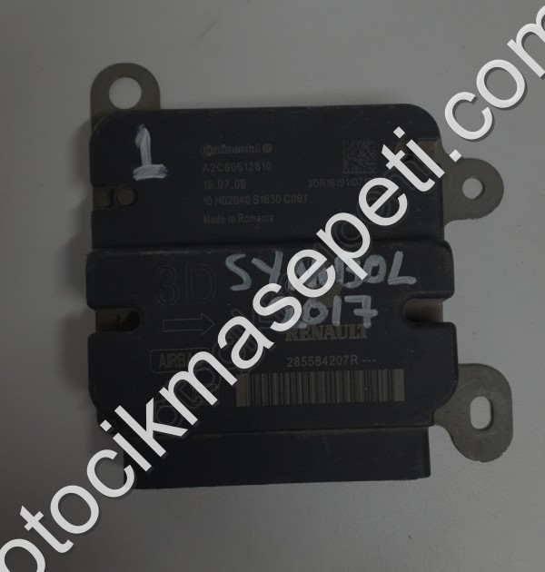 renault symbol 2017 çıkma orjinal airbag beyni (-son fiyat)