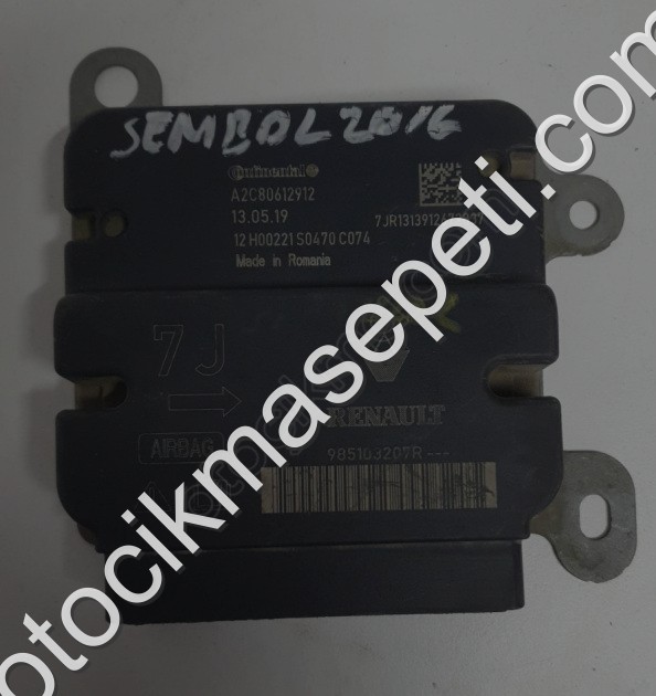renault symbol 2016 çıkma orjinal airbag beyni (son fiyat)