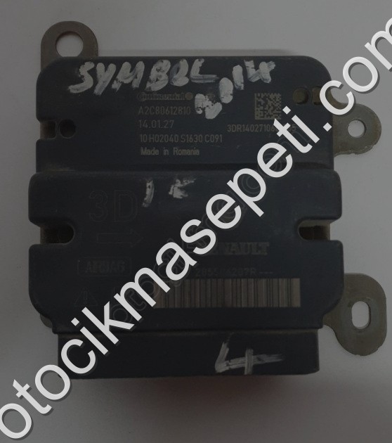 renault symbol 2014 çıkma orjinal airbag beyni (son fiyat).