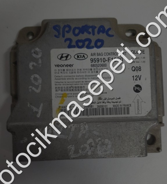kia sportage 2020 çıkma orjinal airbag beyni (son fiyat)