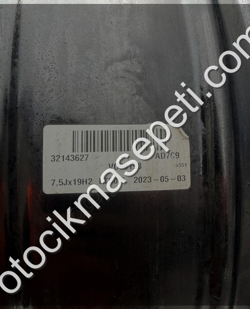 32143627 Volvo XC40 19 5X108 Jant 1 Adet ORJİNAL