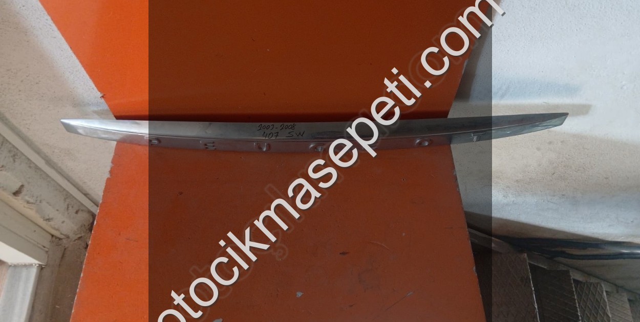 PEUGEOT 407 SW BAGAJ NİKELAJI ORİJİNAL SIFIR