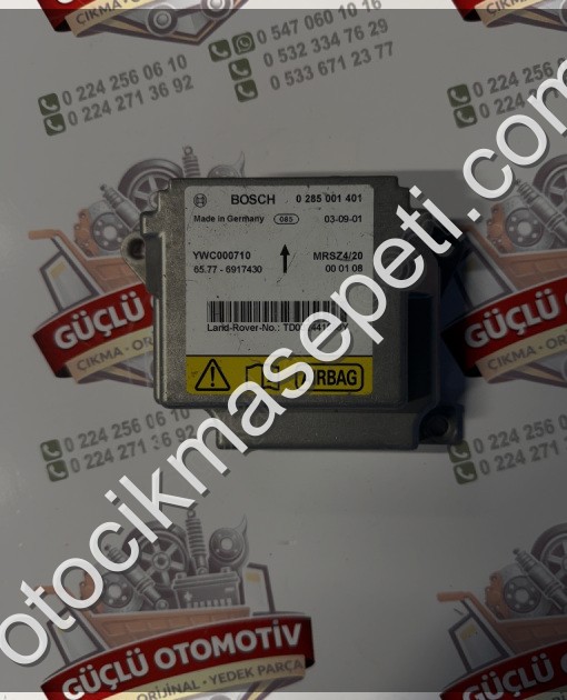 RANGE ROVER VOGUE L322 AİRBAG BEYNİ 0285001401 ORİJİNAL SÖKME