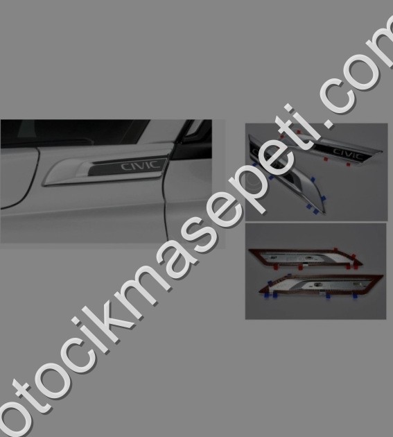 HONDA CİVİC FE1 ÇAMURLUK YAZISI ORJİNAL SIFIR 08F59T20700