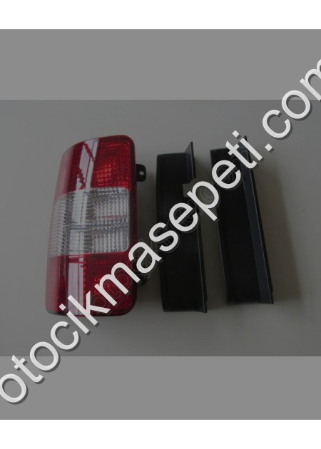 Volkswagen Caddy Stop Lambası Sol Kırmızı/Beyaz Bagaj Kapağı Yuka