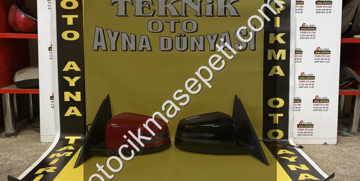 MERCEDES C SERİSİ W204 11-15 MODEL ÇIKMA ORİJİNAL SAĞ SOL AYNA