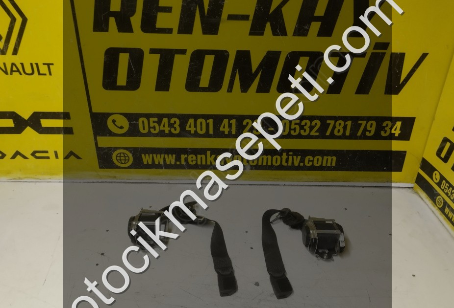 RENAULT CLİO 5 SAĞ SOL ÖN EMNİYET KEMERLERİ ORJ SÖKME RENKAY