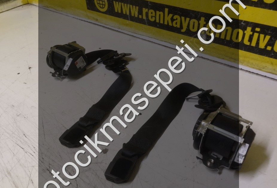 RENAULT CLİO 5 SAĞ SOL ÖN EMNİYET KEMERLERİ ORJ SÖKME RENKAY
