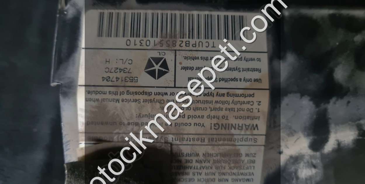 96-98 GRAND CHEROKEE SAĞ YOLCU AİRBAG