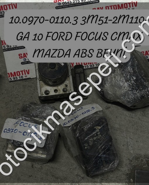10.0970-0110.3 3M51-2M110-GA 10 FORD FOCUS CMAX MAZDA ABS BEYNİ