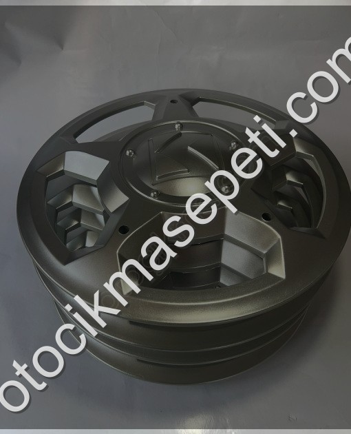 KARSAN J10 JANT KAPAĞI TAKIMI GRİ RENK - İSTENİRSE BEYAZ MEVCUT