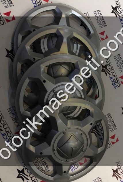 KARSAN J10 JANT KAPAĞI TAKIMI GRİ RENK - İSTENİRSE BEYAZ MEVCUT