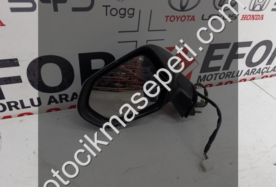 TOYOTA COROLLA KOMPLE SOL AYNA ÇIKMA ORİJİNAL PARÇA