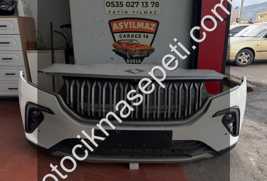 TOGG T10X ÖN TAMPON DOLU SET ORJİNAL PAMUKKALE BEYAZI