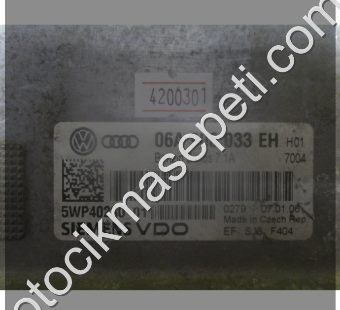 Audi A3 Motor Beyni 7.1A 06A906033EH 5WP4023001
