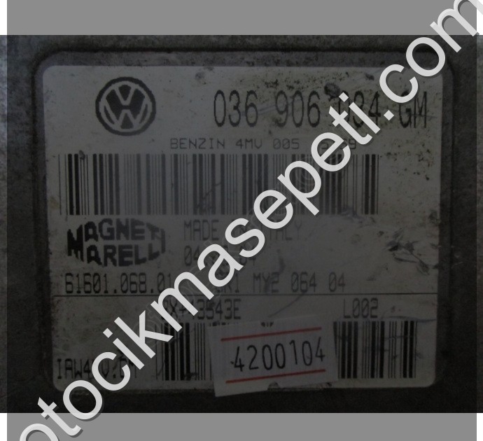 Seat Ibiza 1.4 Motor Beyni 036906034GM IAW4MV.GM