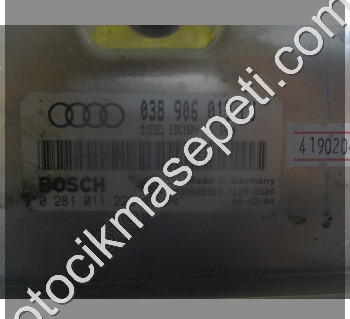 Audi A4 1.9 Motor Beyni EDC15P 0281011222 038906019LJ