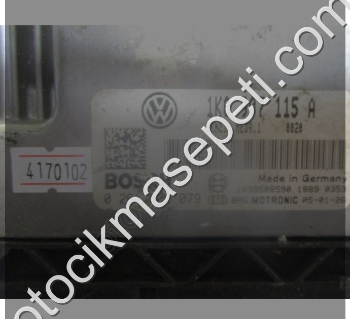 Volkswagen Golf GTI Motor Beyni MED9.1 0261S02079 1K0907115A