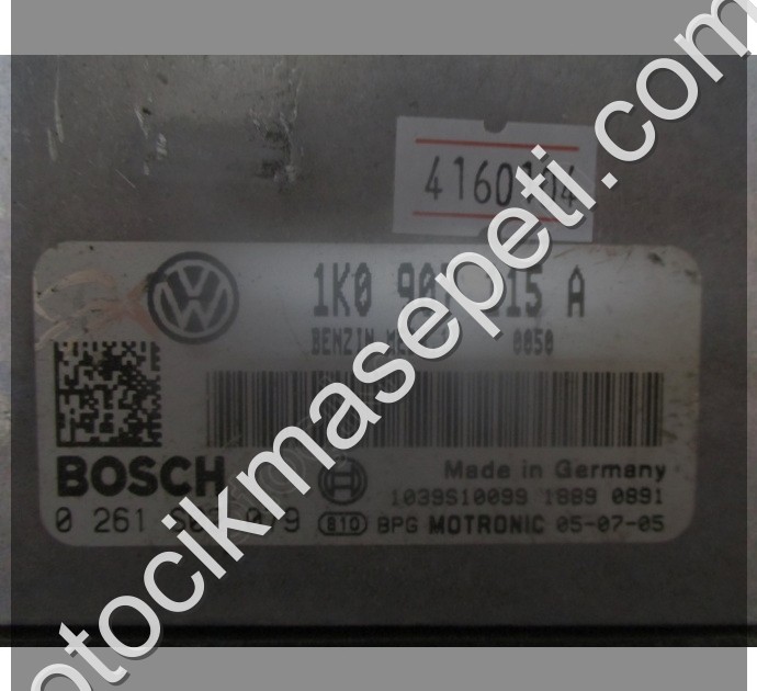 Volkswagen Golf GTI Motor Beyni MED9.1 1K0907115A 0261S02079