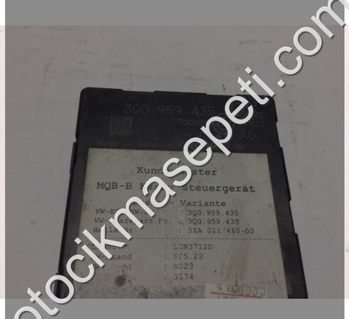 Audi TT Volkswagen Passat Start Stop Beyni 3Q0959435