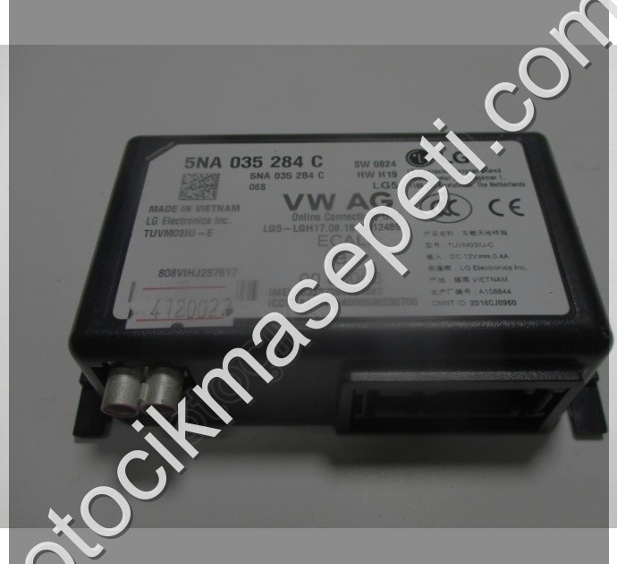 Volkswagen Seat Skoda Çevrimiçi Servis Hizmeti Beyni 5NA035284C