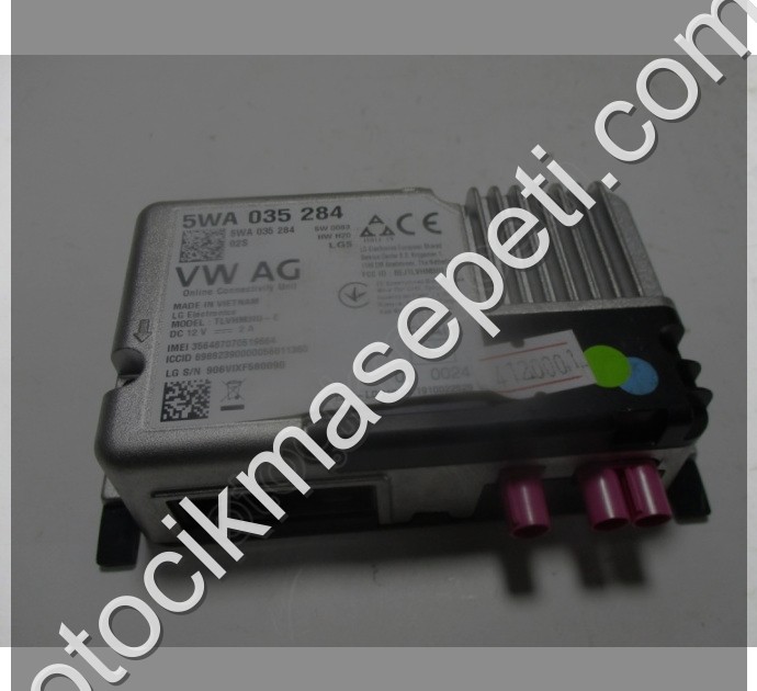 Volkswagen Seat Skoda Çevrimiçi Servis Hizmeti Beyni 5WA035284