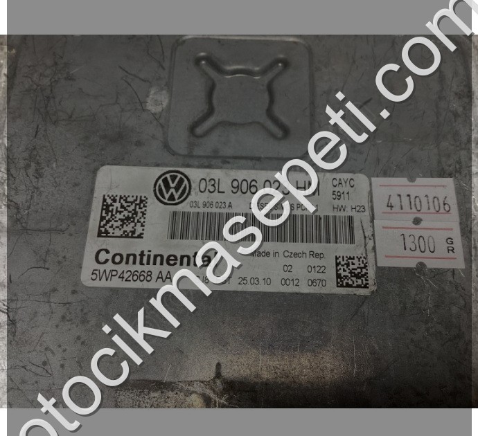 Volkswagen Golf 1.6 TDİ Motor Beyni 03L906023HM 5WP42668AA SIMOS