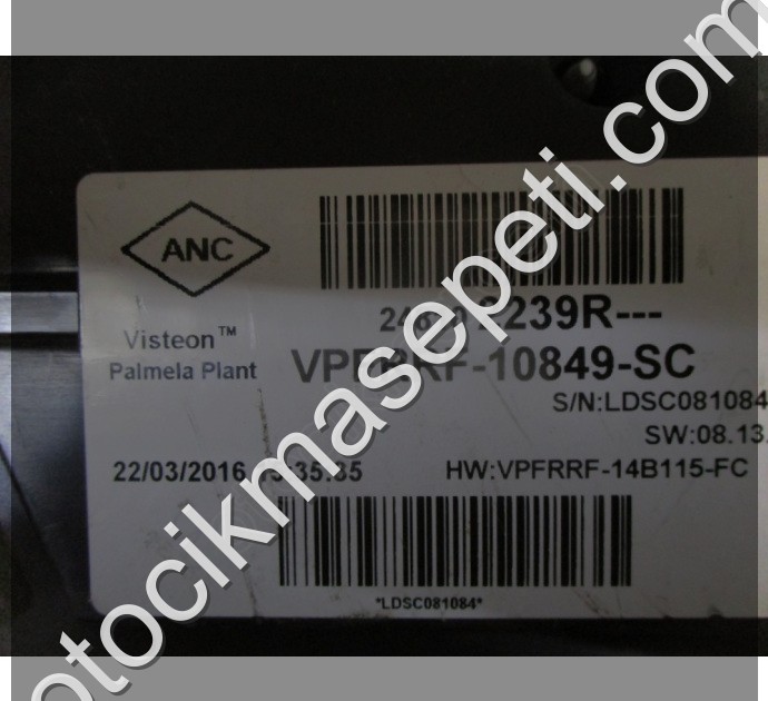 Renault Clio Dizel Kilometre Saati Gösterge Paneli 248102239R