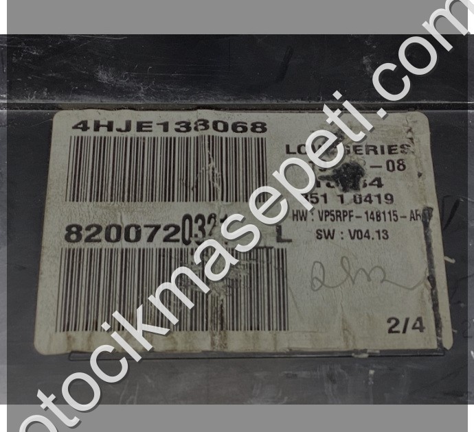 Renault Megane 2 Gösterge Paneli 8200720321L VP5RPF-14B115-AR
