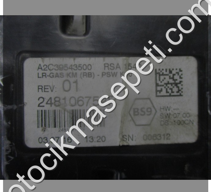 Renault Megane Kilometre Saati Gösterge Paneli 248106752R