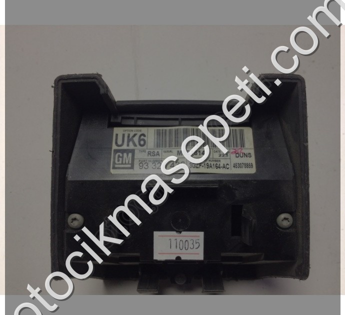 Opel Meriva A Arka Radyo Kontrol Paneli 93326436 3GZF-19A164-AC