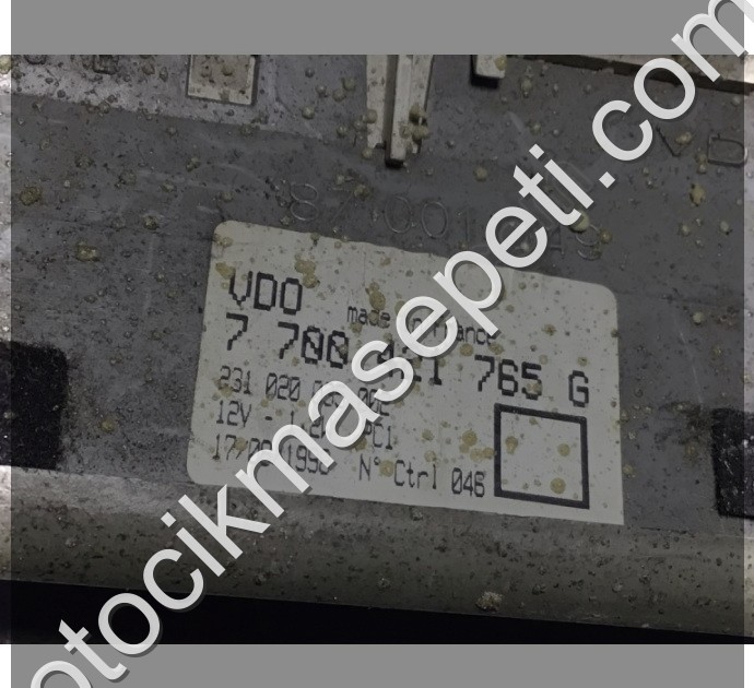 Renault Twingo Ekran Hız Göstergesi Kilometre 7700421765G