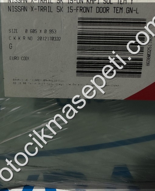 NİSSAN XTRAİL ÖN KAPI CAMI SOL 2015
