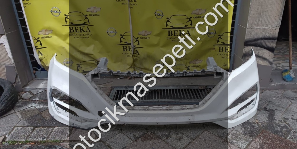 HYUNDAİ 2015-16 TUCSON ÖN TAMPON BEYAZ ÇIKMA ORJİNAL  YEDEK PARÇA