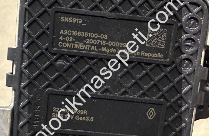 18-21 NİSSAN QASHQAİ KATALİZÖR NOX KAPTÖR GAZ KLAPESİ