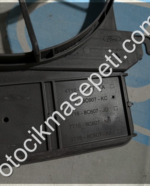FORD CONNECT FAN MOTORU KOMPLE ORJ-SIFIR 4T16 8C607 LA