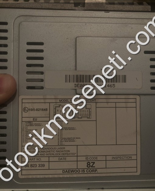 CHEVROLET AVEO 2007-2012 TEYP