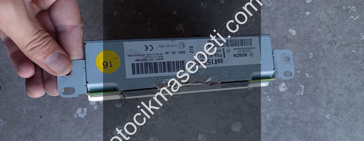 PEUGEOT 208 CORSA F SÖKME RADIO BEYNİ 9841575880