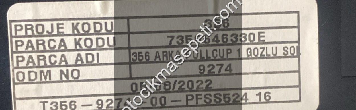 FİAT EGEA PENCERE CAM ANAHTARI ORJİNAL ÇIKMA 7356646330E SOL/SAĞ