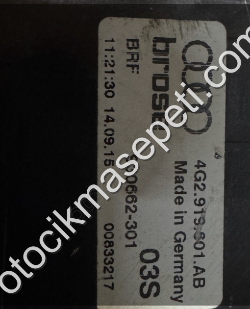 4G2919601AB Audi A6 MMI 3G Plus Ekran ve Mekanizması